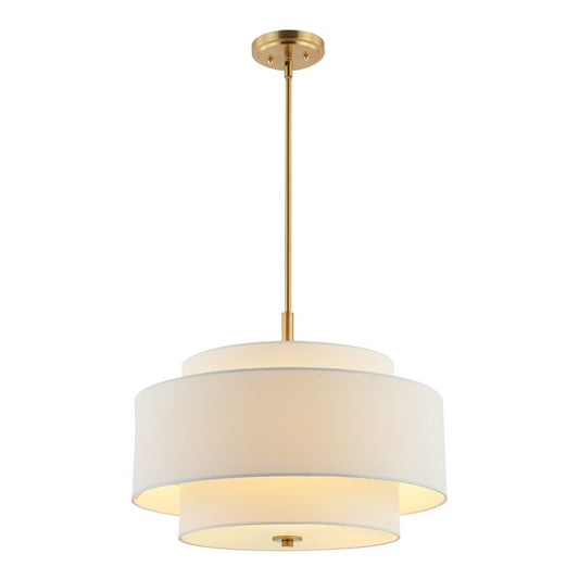 CHA4021A Cambrie Chandelier, Brass Gold