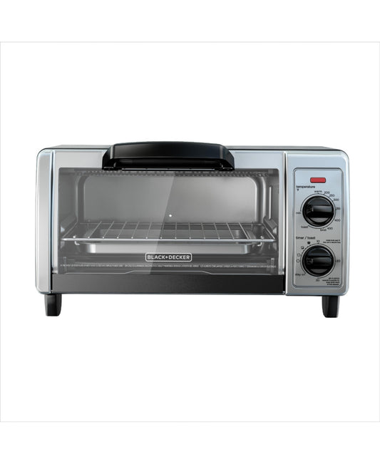 BLACK+DECKER 4-Slice Toaster Oven Stainless Steel TO1705SB