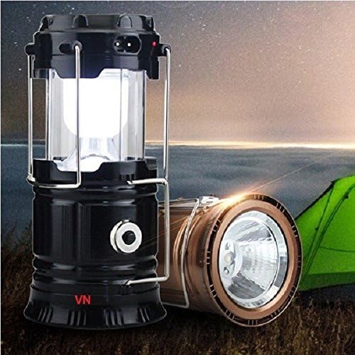 SH-5800 Solar Rechargeable Camping Lantern and Flashlight with 6+1 LED lamp + USB output Power