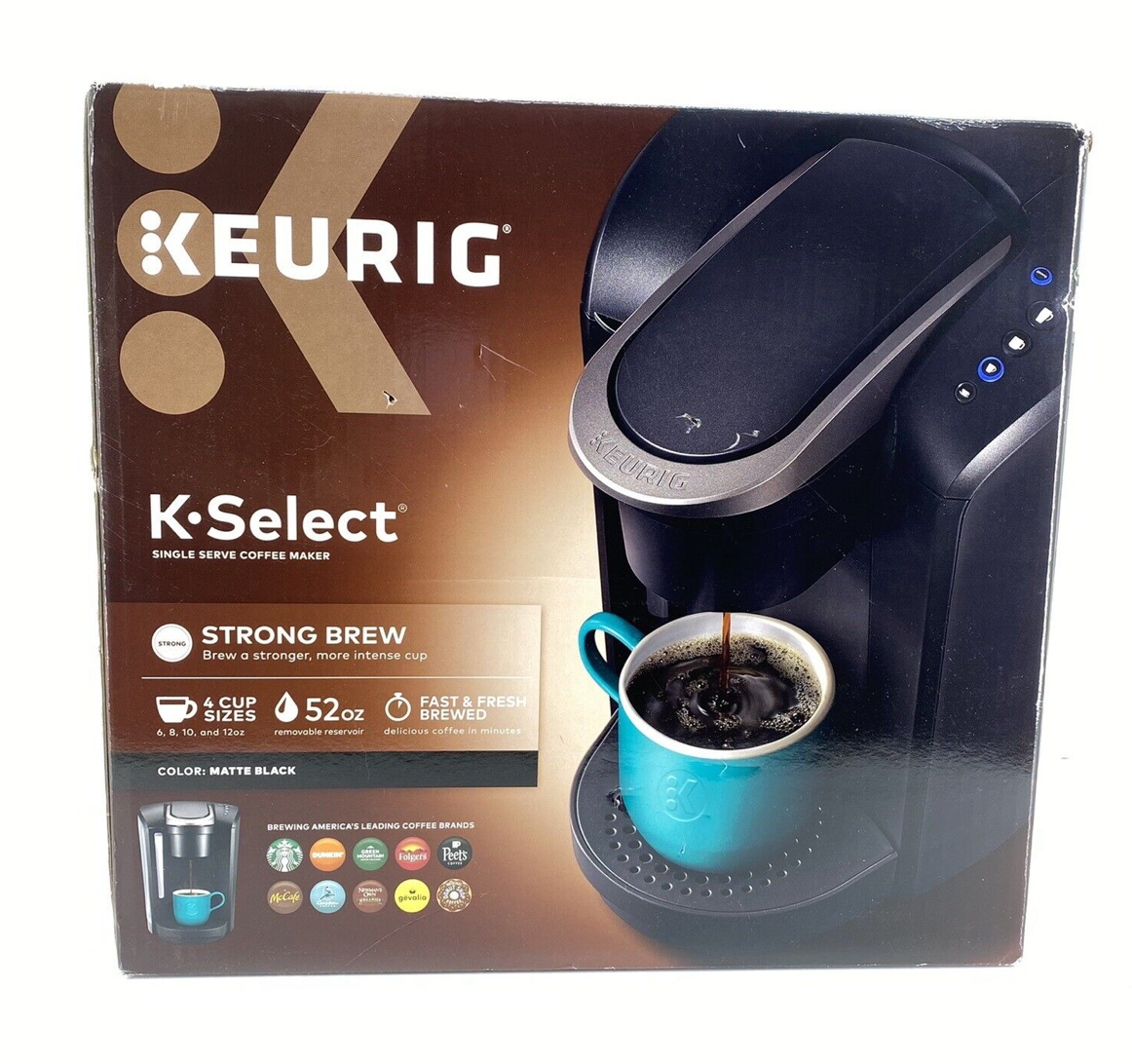 Keurig - K-Select Single-Serve K-Cup Pod Coffee Maker - Matte Black