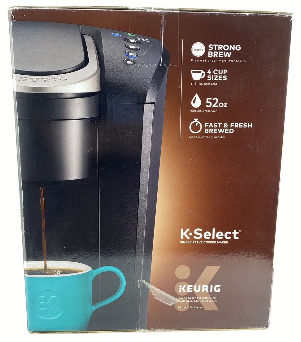 Keurig - K-Select Single-Serve K-Cup Pod Coffee Maker - Matte Black