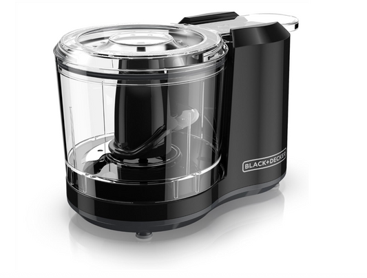 BLACK+DECKER 1.5-Cup One-Touch Electric Food Chopper Black HC150B