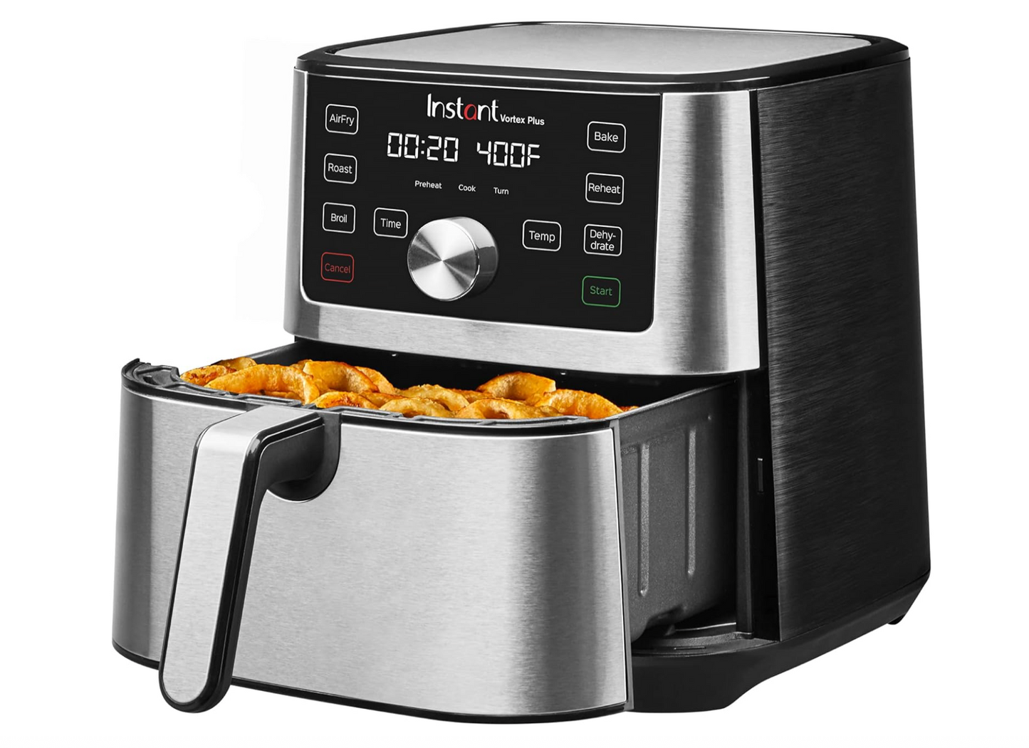 Pot Vortex Plus 6 qt 7-in-1 Air Fryer Stainless Steel