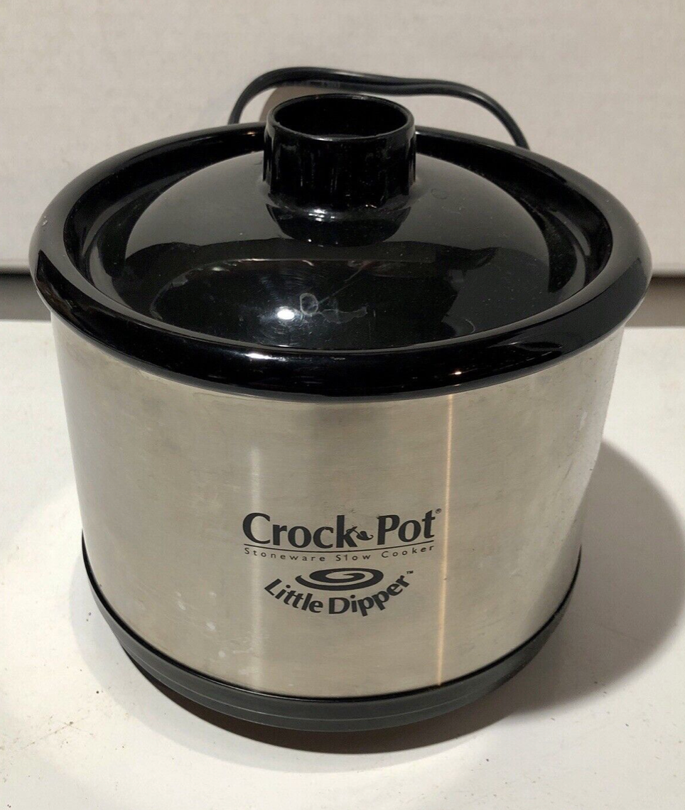 Crockpot 1-1/2-Quart Round Manual Slow Cooker, Black Brand New