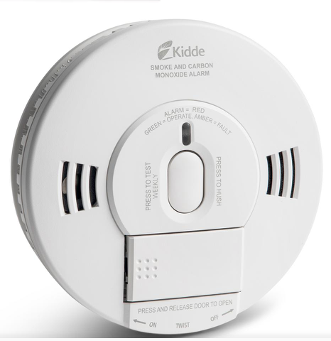 Kidde Detects smoke and carbon monoxide