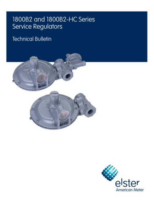 1800B2 and 1800B2-HC Series Service Regulators - Elster-Instromet