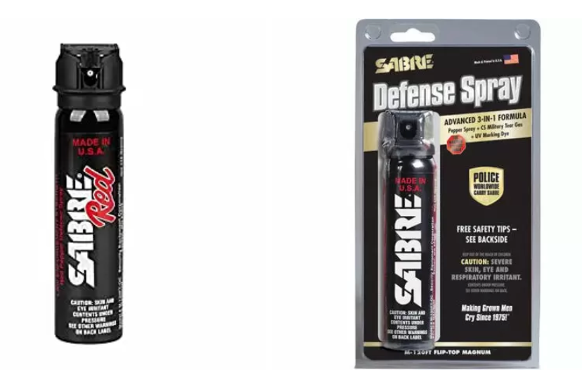 2 Pack SABRE Red Pepper Spray - Police Strength - Magnum 120 with Flip Top (4.36 oz