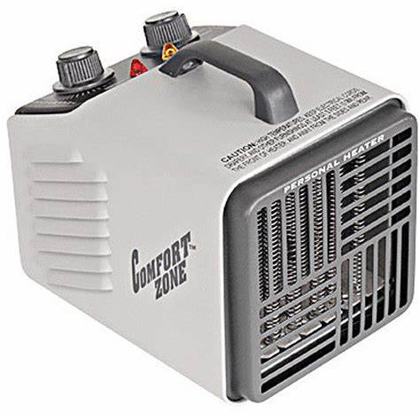 Comfort Zone 750/1500-Watt Fan-Forced Electric Portable Utility Garage Heater B