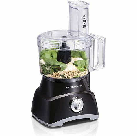 Hamilton Beach food processor 8 cup capacity in black